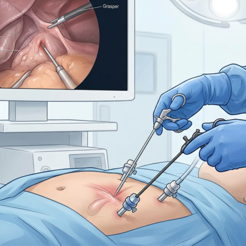 Firefly_Gemini Flash_Pediatric Laparoscopic Surgery 503073
